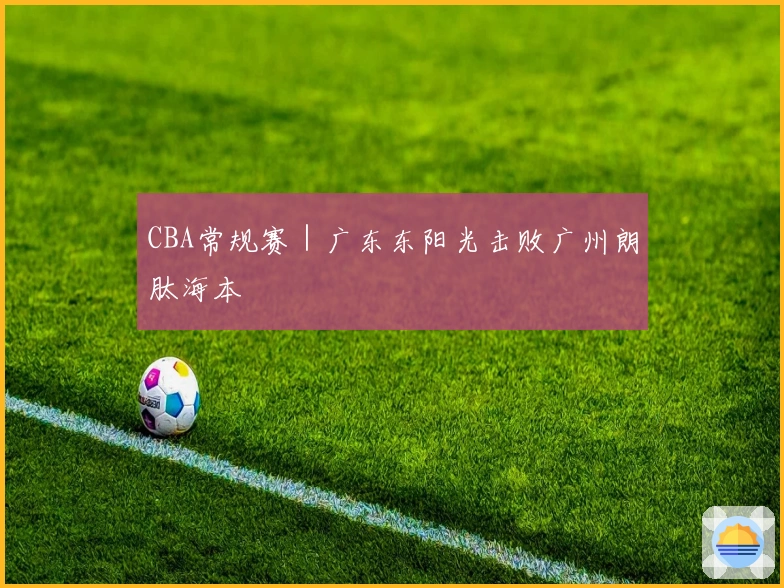 CBA常规赛｜广东东阳光击败广州朗肽海本