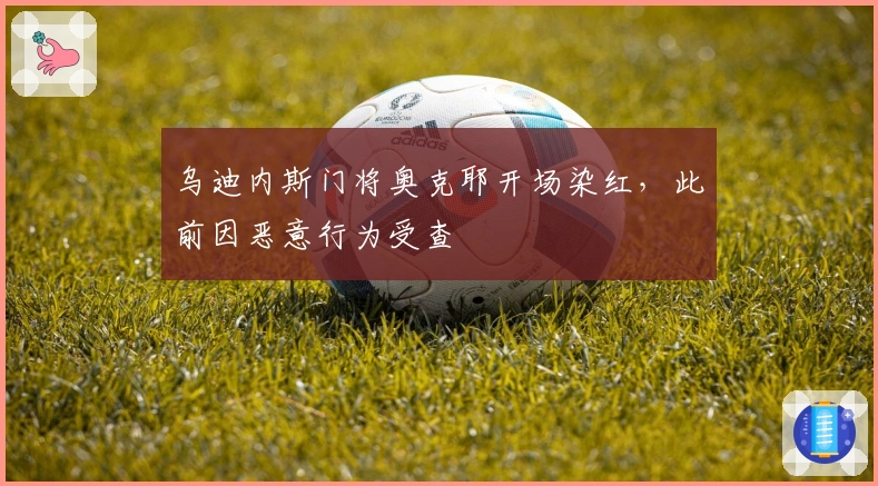 乌迪内斯门将奥克耶开场染红，此前因恶意行为受查
